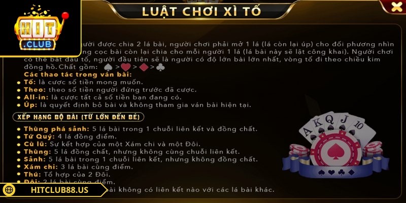 Bạn có nhiều lựa chọn trong ván đấu bài