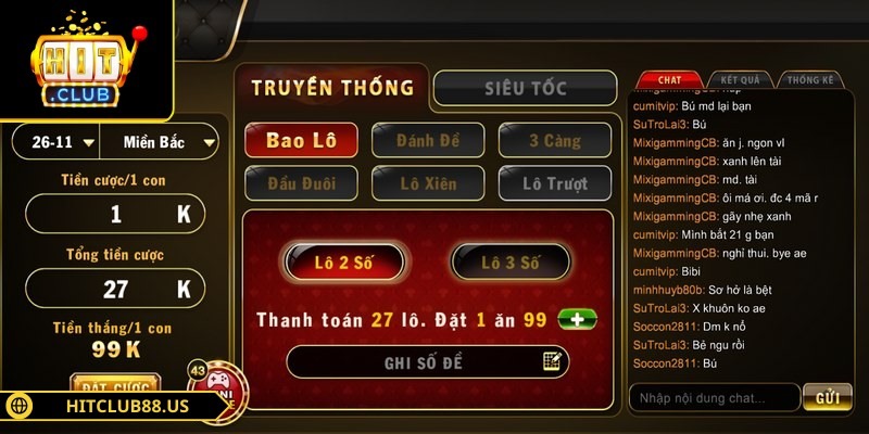 Lô Đề Hitclub Mang Đến Trải Nghiệm Thắng Lớn Hấp Dẫn 2 Thiết kế giao diện khoa học, hỗ trợ quan sát dễ dàng