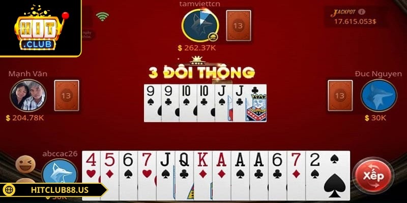 Tiến Lên Miền Nam - Bí Quyết Thắng Mỗi Ván Như Cao Thủ 3 Kết hợp sảnh và đôi phải linh hoạt, tránh để lộ quân mạnh